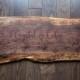 Engraved Live Edge Wedding Signing Boards, Alternative wedding guest book, wood guest book