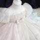New Flower Girl Dress For Wedding Beading Appliques Lace Ball Gown Infant Princess Baby Girls Baptism Christening Birthday Gown