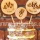 Rustic wood log slice engraved cake topper Mr and Mrs, Mr and Mr, Mrs and Mrs personalised wooden