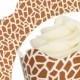 Giraffe Print Cupcake Wrappers Wraps Collars - 12/Pk