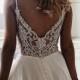 Summer A Line Simple Spaghetti Straps White Bride Wedding Dress V Neck beaded Bridal Party Long Chiffon Beach Bridal Gowns Romantic Backless