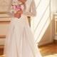 FINAL SALE 6US/10UK/38EU - Ginevra, wedding dress, shift / sheath, off-white, lace, sleeves, bridal gown