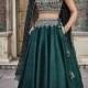 Green Embroidery Work Lehenga Choli for Women or girls Party wear And Wedding Wear Lengha Choli indian wedding outfit