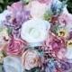 Wedding bouquet, artificial bouquet, Vintage look wedding bouquet