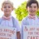 Two Ring Bearer Signs Funny Page Boy Signs Has Anyone Seen The Rings + I'm Just Here For The Cake 2 Ringbearers Flower Girl Wedding 2079