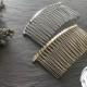 Large Silver Hair Combs (20 Teethes) Wire Hair Combs for Wedding or Tiara Making Base