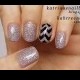 ZigZag чаевые Дизайн ногтей ♥ Свадебный Nail Art