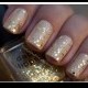  Easy and Gorgeous Glitter Wedding Nail Art Design 