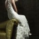 Allure Bridals Сбора ♥ V-Обратно Свадебное Платье 
