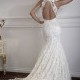 Sexy Open Back French Lace Wedding Dresses 