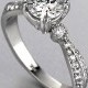 Vintage Style  Engagement Ring