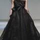 Vera Wang Modern Black Wedding Dresses ♥ Extraordinary Wedding Dresses
