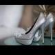 Silver Sparkly Wedding Shoes ♥ Glitter Bridal Shoes 