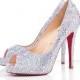 Chaussures Christian Louboutin Wedding ♥ Talons Mariage Chic et confortable