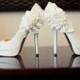 Chaussures de mariage blanc