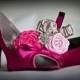 Chaussures de mariage rose