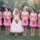 Розовый Подружка невесты 'Платья