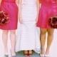 Demoiselles d'honneur robes roses »