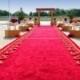 Gorgeous Red Carpet Ceremony Aisle