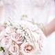 Compact Brautstrauß ♥ Elegante Blush Wedding Bouquet