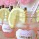 Homemade Pink Wedding Lemonade