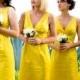 Подсолнечное желтого цвета палитры Свадебные