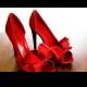 50S Chaussures de mariée de style