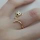Cute Unusual Wedding Ring Idea 