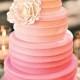 Ombre Wedding Cake ♥ Hochzeitstorte Design
