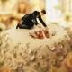 Lustige Braut und Bräutigam Wedding Cake Topper ♥ Hilarious Wedding Cake Topper