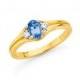 Sapphire und Diamond Ring ♥ Gorgeous Gold Ring