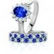 Sapphire and Diamond Ring ♥ Gorgeous Gold Ring 