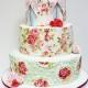 كعك الزفاف مرسومة باليد ♥ تصميم كعكة الزفاف
