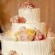 Vintage Floral Wedding Cake 