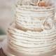 Chic Ruffle Wedding Cakes ♥ Wedding Cake Design 