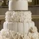 White Fondant Special Wedding Cake 