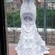 أنيقة زفاف تصميم فستان خاص ♥ الرباط فستان الزفاف
