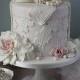 Fondant Cake Decorating ♥ Lace Hatbox Wedding Cake With Edible Sugar Roses and Pearls by Cotton and Crumbs 