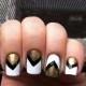 Chevron Nail Design ♥ One Nail Different Color Trend 