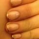 Gold Halo French Manicure 