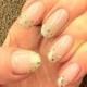 Glitter Gold Striping Tape French Manicure 