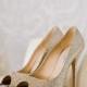 Glitter Leather Wedding Shoes ♥ Jimmy Choo Bridal Shoes Collection 