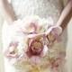 Wedding Flower Photo ♥ White Roses and Orchids Wedding Bridal Bouquet 