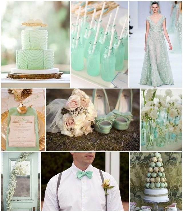 Mint Green Wedding Inspiration - Weddbook