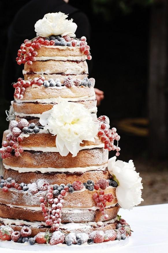 Prettiest Naked Wedding Cakes You Ever Did See Weddbook