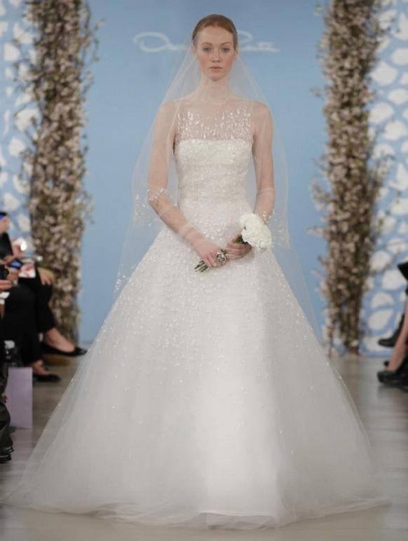 Magnificent Oscar De La Renta Wedding Dresses Spring 2014 - Weddbook Magnificent Oscar De La Renta Wedding Dresses Spring 2014 - Weddbook