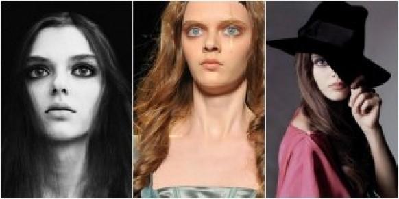 the model Masha Tyelna big eye