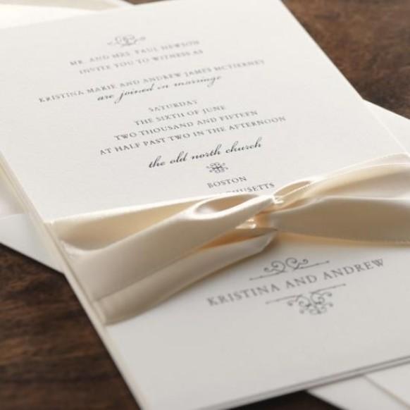 wedding photo - Impress Guests With These Stylish Wedding Invitations