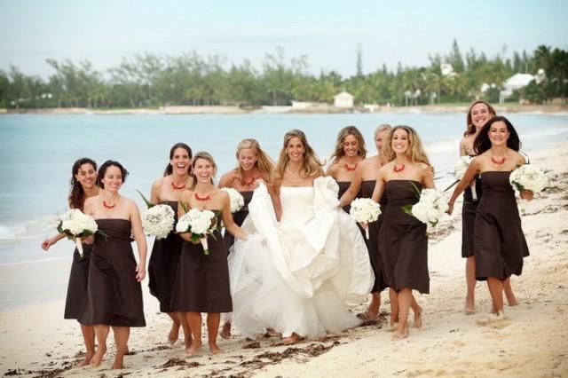 purple beach bridesmaid dresses