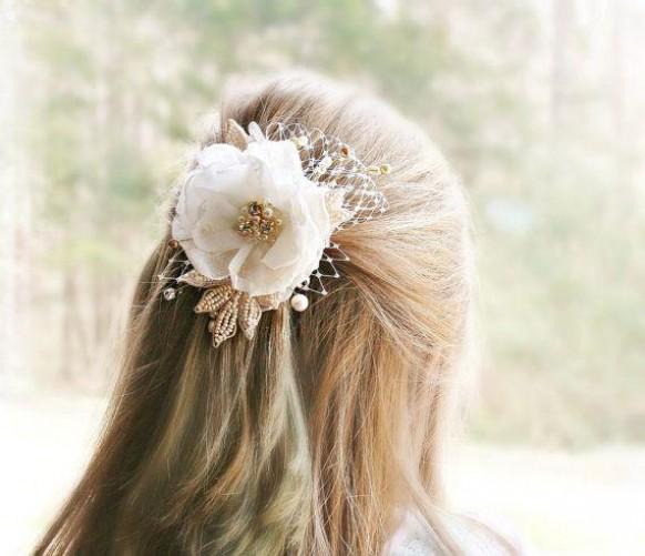 wedding photo - Wedding Hair Flower